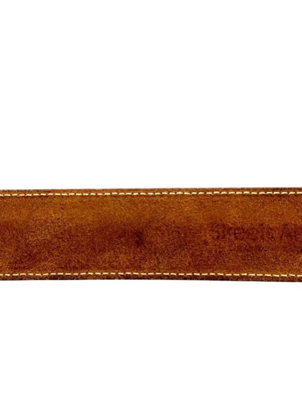 Streets Ahead Womens Statement Belt Brown Leather Silver-Tone Buckle Boho Size S